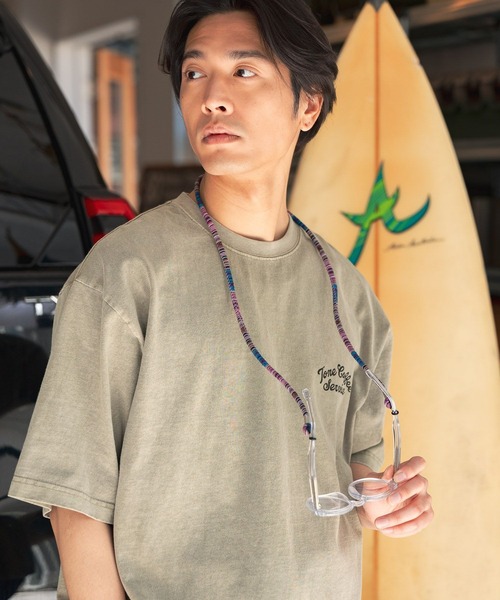 BAYFLOW（ベイフロー）の「［ユニセックス］ヴィンテージライクアニマルTシャツ（Tシャツ/カットソー・メンズ・ブラウン/オフホワイト/セージグリーン/ベージュ・LARGE/MEDIUM）」の11枚目の写真