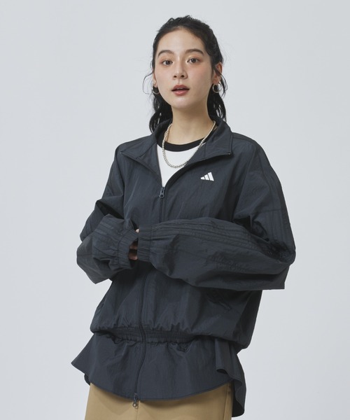 adidas(アディダス)の「【adidas×アルペン限定モデル】アディダス adidas W WV TRACKTOP AP(ナイロンジャケット・レディース・オフホワイト/ダークグレー・M/L/S/XL)」の11枚目の写真