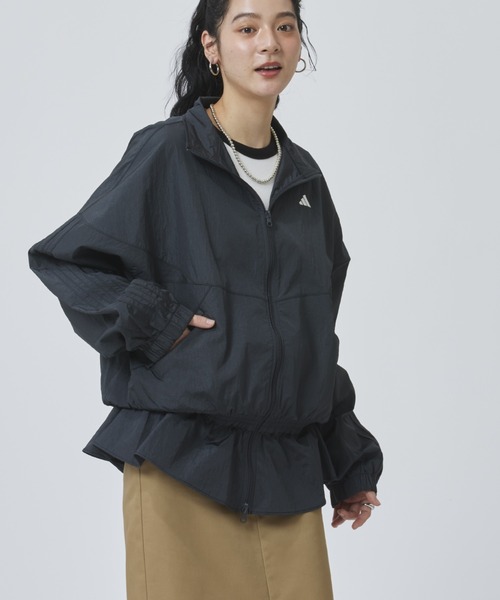 adidas(アディダス)の「【adidas×アルペン限定モデル】アディダス adidas W WV TRACKTOP AP(ナイロンジャケット・レディース・オフホワイト/ダークグレー・M/L/S/XL)」の10枚目の写真