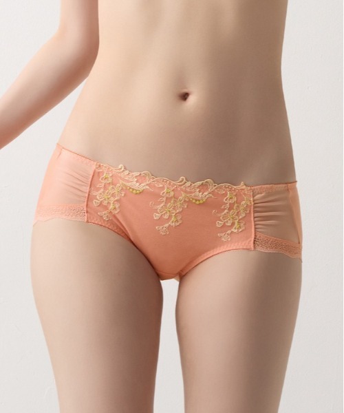 AMOSTYLE BY Triumph(アモスタイルバイトリンプ)の「ボーイズレングス ヴィーナスエア AMST1543 PT JX(ショーツ・レディース・ブルー/ホワイト/コーラルピンク・L/M)」の3枚目の写真