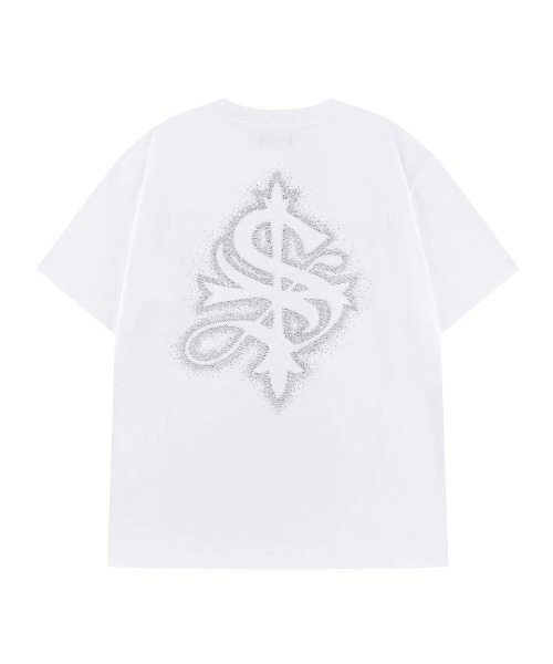 SUPPLIER(サプライヤー)の「A'GEM/9 × .kom 『SUPPLIER/サプライヤー』 Spray Cross Rhinestone Tee/スプレークロスラインストーンTシャツ(Tシャツ/カットソー・メンズ・ブラック/ホワイト・L/M)」の9枚目の写真