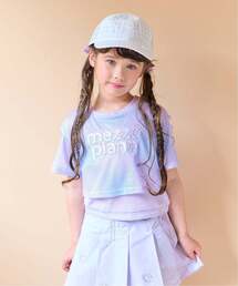 mezzo piano | 肩開きメッシュTシャツ &タンクトップセット(Tシャツ/カットソー)
