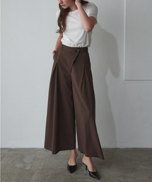 Cross tuck pants/クロスタックパンツ