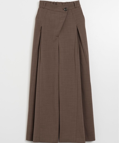 ORGUE(オルグ)の「Cross tuck pants/クロスタックパンツ(スラックス・レディース・ベージュ/ブラウン/グレー・SMALL/MEDIUM)」の18枚目の写真