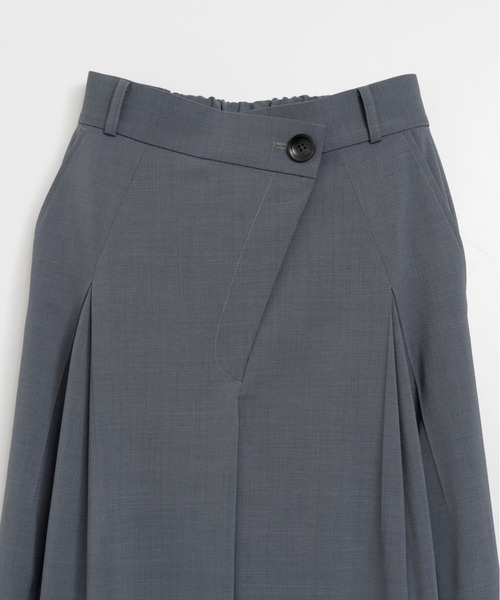 ORGUE(オルグ)の「Cross tuck pants/クロスタックパンツ(スラックス・レディース・ベージュ/ブラウン/グレー・SMALL/MEDIUM)」の16枚目の写真