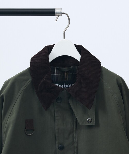 Barbour（バブアー）の「BARBOUR OS SPEY CASUAL JKT【Barbour / バブアー】 OS SPEY CASUAL JACKET / オーバーサイズ スペイジャケット / ブルゾン / ユニセックス（ブルゾン・メンズ・セージグリーン/グレイッシュブルー・48/46）」の5枚目の写真