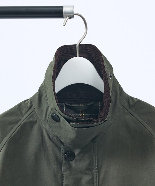 Barbour（バブアー）の「BARBOUR OS SPEY CASUAL JKT【Barbour / バブアー】 OS SPEY CASUAL JACKET / オーバーサイズ スペイジャケット / ブルゾン / ユニセックス（ブルゾン・メンズ・セージグリーン/グレイッシュブルー・48/46）」の6枚目の写真
