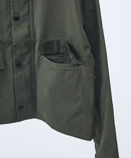 Barbour（バブアー）の「BARBOUR OS SPEY CASUAL JKT【Barbour / バブアー】 OS SPEY CASUAL JACKET / オーバーサイズ スペイジャケット / ブルゾン / ユニセックス（ブルゾン・メンズ・セージグリーン/グレイッシュブルー・48/46）」の9枚目の写真