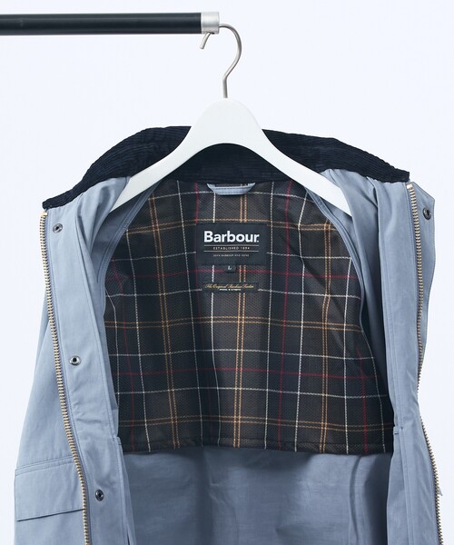 Barbour（バブアー）の「BARBOUR OS SPEY CASUAL JKT【Barbour / バブアー】 OS SPEY CASUAL JACKET / オーバーサイズ スペイジャケット / ブルゾン / ユニセックス（ブルゾン・メンズ・セージグリーン/グレイッシュブルー・48/46）」の15枚目の写真