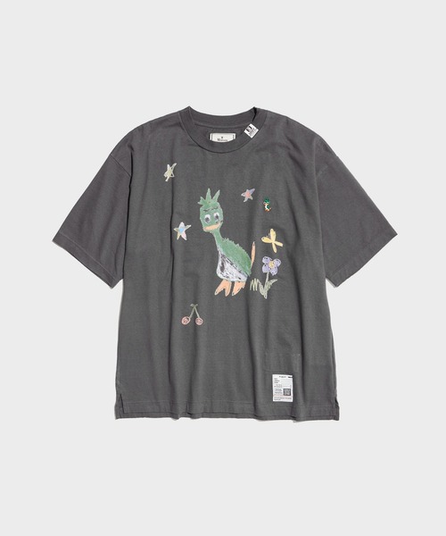 Maison MIHARA YASUHIRO(メゾンミハラヤスヒロ)の「【MIHARAYASUHIRO/ミハラヤスヒロ】J16TS862 LEON KIDS DOODLE TEE(Tシャツ/カットソー・メンズ・ブラック/ホワイト・44/48/46)」の1枚目の写真