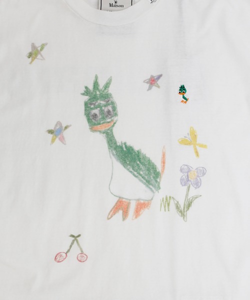 Maison MIHARA YASUHIRO(メゾンミハラヤスヒロ)の「【MIHARAYASUHIRO/ミハラヤスヒロ】J16TS862 LEON KIDS DOODLE TEE(Tシャツ/カットソー・メンズ・ブラック/ホワイト・44/48/46)」の4枚目の写真