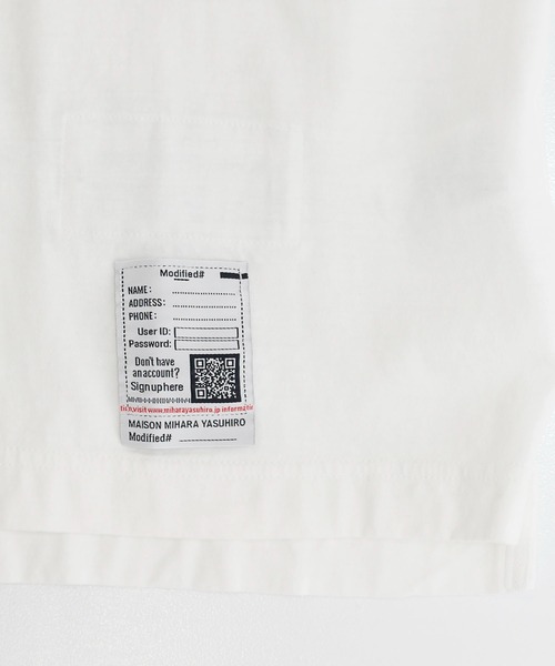 Maison MIHARA YASUHIRO(メゾンミハラヤスヒロ)の「【MIHARAYASUHIRO/ミハラヤスヒロ】J16TS862 LEON KIDS DOODLE TEE(Tシャツ/カットソー・メンズ・ブラック/ホワイト・44/48/46)」の6枚目の写真