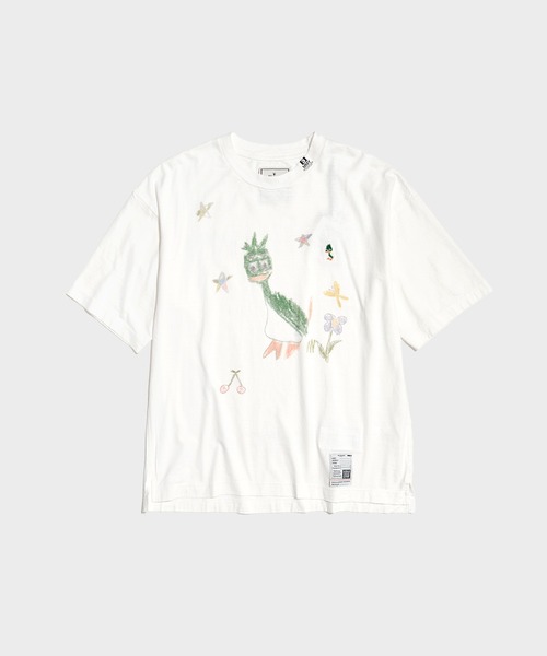 Maison MIHARA YASUHIRO(メゾンミハラヤスヒロ)の「【MIHARAYASUHIRO/ミハラヤスヒロ】J16TS862 LEON KIDS DOODLE TEE(Tシャツ/カットソー・メンズ・ブラック/ホワイト・44/48/46)」の9枚目の写真