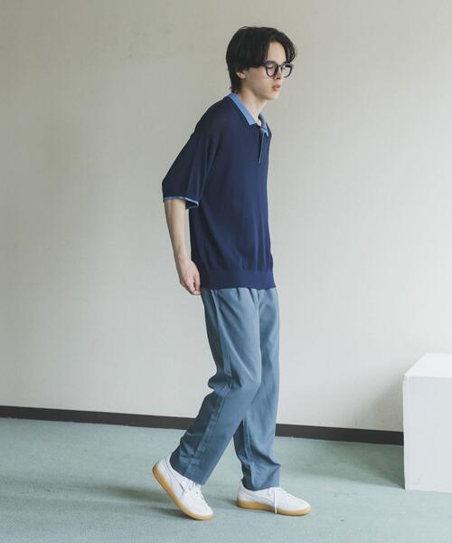 SENSE OF PLACE by URBAN RESEARCH(センスオブプレイスバイアーバンリサーチ)の「『イージーケア/速乾』クイックドライタックテーパードパンツ(その他パンツ・メンズ・ライトベージュ/ブラック/ライトブルー/グリーン・SMALL/LARGE/MEDIUM)」の8枚目の写真