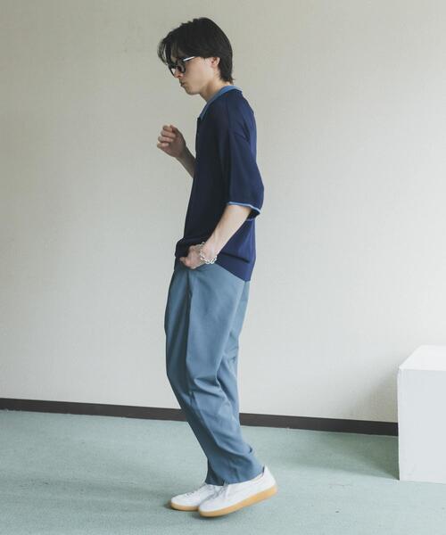 SENSE OF PLACE by URBAN RESEARCH(センスオブプレイスバイアーバンリサーチ)の「『イージーケア/速乾』クイックドライタックテーパードパンツ(その他パンツ・メンズ・ライトベージュ/ブラック/ライトブルー/グリーン・SMALL/LARGE/MEDIUM)」の9枚目の写真
