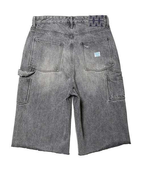 Liberaiders（リベレイダース）の「Liberaiders/リベレイダース DAMAGED DENIM BUGGY SHORTS バギーデニムショーツ メンズ ヴィンテージ 秋 秋服 2026年秋冬（デニムパンツ・メンズ・ブラック/ブルー・30/32/34/36）」の3枚目の写真