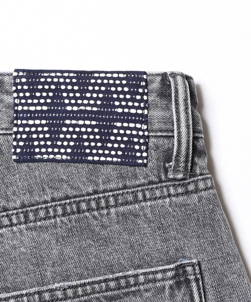 Liberaiders（リベレイダース）の「Liberaiders/リベレイダース DAMAGED DENIM BUGGY SHORTS バギーデニムショーツ メンズ ヴィンテージ 秋 秋服 2026年秋冬（デニムパンツ・メンズ・ブラック/ブルー・30/32/34/36）」の16枚目の写真