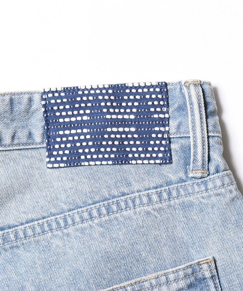 Liberaiders（リベレイダース）の「Liberaiders/リベレイダース DAMAGED DENIM BUGGY SHORTS バギーデニムショーツ メンズ ヴィンテージ 秋 秋服 2026年秋冬（デニムパンツ・メンズ・ブラック/ブルー・30/32/34/36）」の17枚目の写真