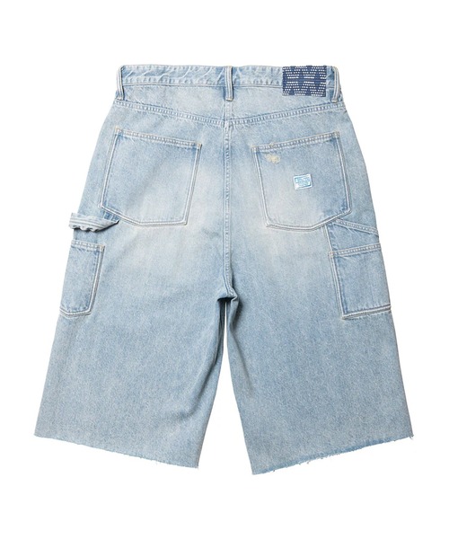 Liberaiders（リベレイダース）の「Liberaiders/リベレイダース DAMAGED DENIM BUGGY SHORTS バギーデニムショーツ メンズ ヴィンテージ 秋 秋服 2026年秋冬（デニムパンツ・メンズ・ブラック/ブルー・30/32/34/36）」の6枚目の写真