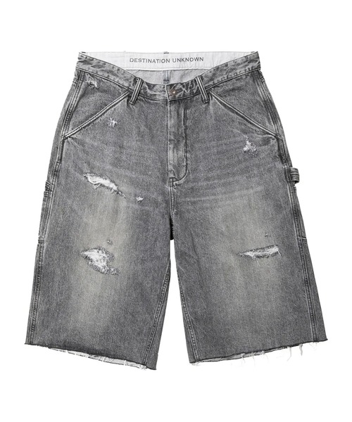 セール】Liberaiders/リベレイダース DAMAGED DENIM BUGGY SHORTS
