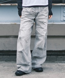 NVRFRGT | 3D TWISTED WIDE LEG JEANS(デニムパンツ)