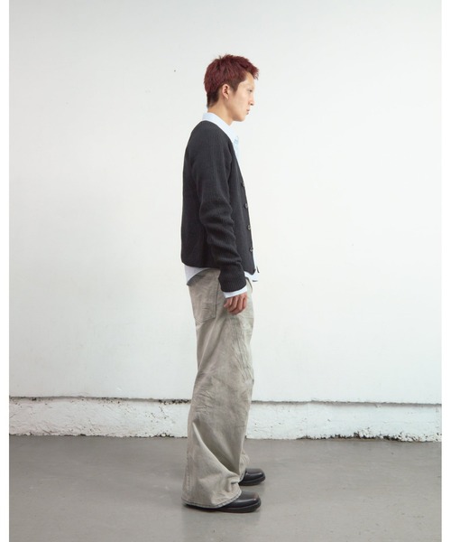 NVRFRGT(ネヴァーフォーゲット)の「3D TWISTED WIDE LEG JEANS(デニムパンツ・メンズ・グレー・1/2/3)」の6枚目の写真