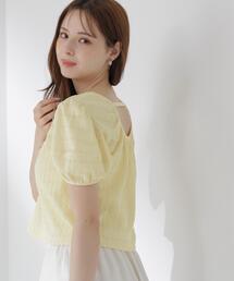 PROPORTION BODY DRESSING | バックオープンパフスリーブトップス / 1216160502(Tシャツ/カットソー)