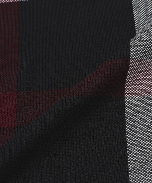 BLACK LABEL CRESTBRIDGE（ブラックレーベル・クレストブリッジ）の「【WEB限定】スラブクレストブリッジチェックポロシャツ（ポロシャツ・メンズ・ブラック・XL/M/L）」の6枚目の写真