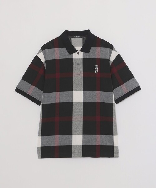 BLACK LABEL CRESTBRIDGE（ブラックレーベル・クレストブリッジ）の「【WEB限定】スラブクレストブリッジチェックポロシャツ（ポロシャツ・メンズ・ブラック・XL/M/L）」の7枚目の写真