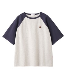 Tシャツ ラグラン プリントT Guri ビーグル 犬