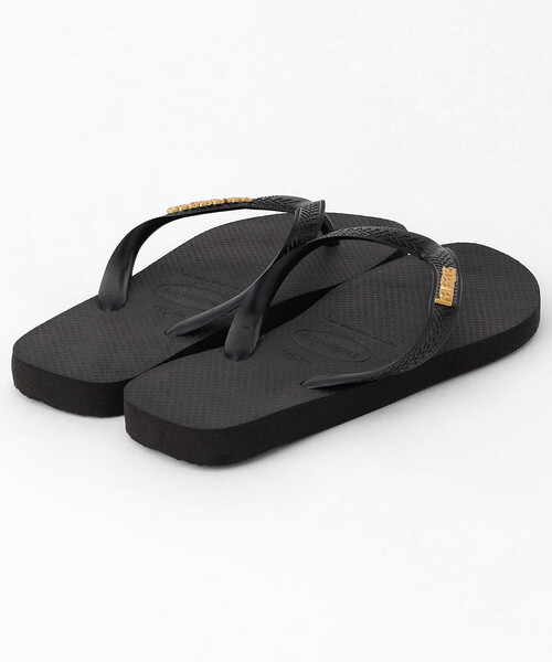 havaianas(ハワイアナス)の「Havaianas/ハワイアナス TOP LOGO METALLIC(サンダル・レディース・ブラック/ホワイト・26.0cm/22cm/23.0cm/27.0cm/24.0cm)」の6枚目の写真