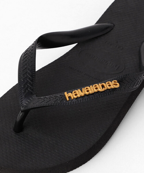 havaianas(ハワイアナス)の「Havaianas/ハワイアナス TOP LOGO METALLIC(サンダル・レディース・ブラック/ホワイト・26.0cm/22cm/23.0cm/27.0cm/24.0cm)」の8枚目の写真