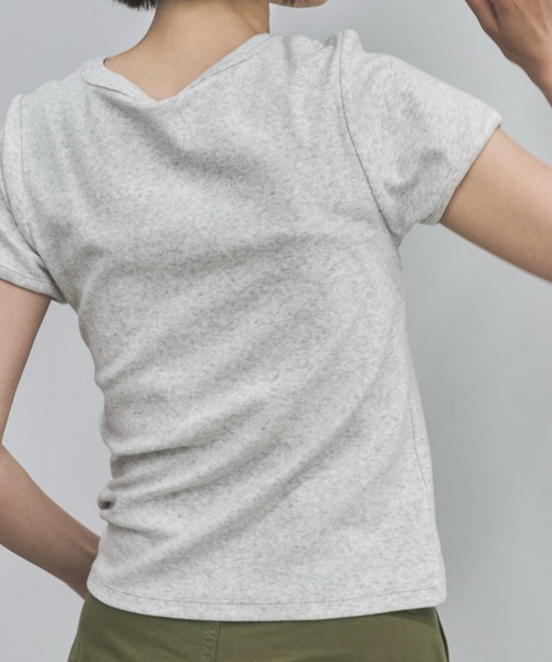 feepur(フェピュール)の「ソフトタッチコンパクトTee(Tシャツ/カットソー・レディース・ブラック/オフホワイト/ピンク/オートミール/イエロー・MEDIUM)」の22枚目の写真