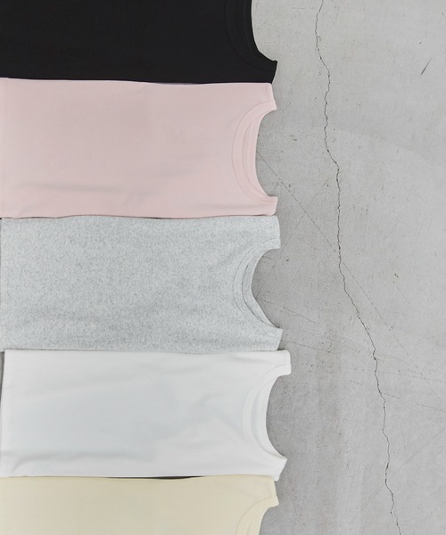 feepur(フェピュール)の「ソフトタッチコンパクトTee(Tシャツ/カットソー・レディース・ブラック/オフホワイト/ピンク/オートミール/イエロー・MEDIUM)」の20枚目の写真