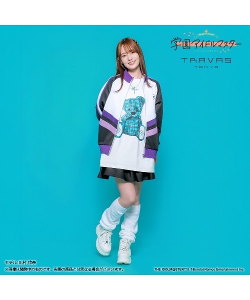 TRAVAS TOKYO(トラバス トウキョウ)の「【学園アイドルマスター 篠澤広×TRAVAS TOKYO】ジャージトップス(ジャージ・レディース・パープル・M/XL)」の3枚目の写真