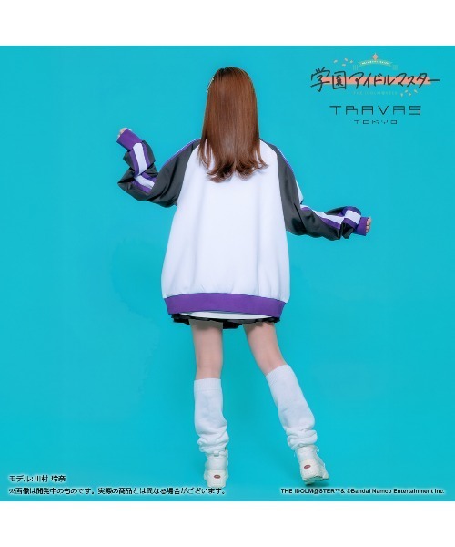 TRAVAS TOKYO(トラバス トウキョウ)の「【学園アイドルマスター 篠澤広×TRAVAS TOKYO】ジャージトップス(ジャージ・レディース・パープル・M/XL)」の5枚目の写真