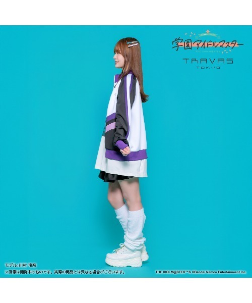 TRAVAS TOKYO(トラバス トウキョウ)の「【学園アイドルマスター 篠澤広×TRAVAS TOKYO】ジャージトップス(ジャージ・レディース・パープル・M/XL)」の4枚目の写真