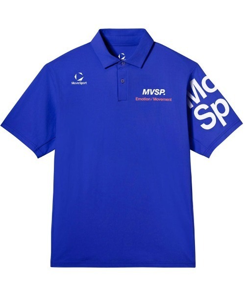 MoveSport(ムーブスポーツ)の「ムーブスポーツ 接触冷感襟付きシャツ(ポロシャツ・メンズ・オレンジ/ネイビー/ブルー/グレー・M/L/LL/3L)」の4枚目の写真