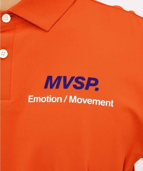 MoveSport(ムーブスポーツ)の「ムーブスポーツ 接触冷感襟付きシャツ(ポロシャツ・メンズ・オレンジ/ネイビー/ブルー/グレー・M/L/LL/3L)」の7枚目の写真