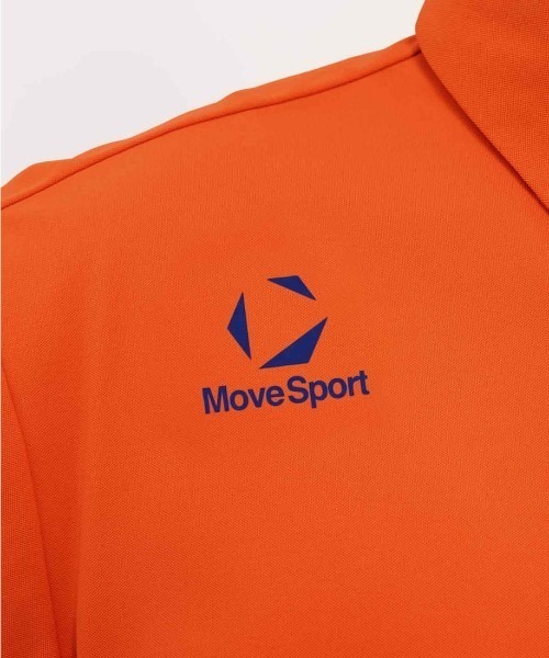 MoveSport(ムーブスポーツ)の「ムーブスポーツ 接触冷感襟付きシャツ(ポロシャツ・メンズ・オレンジ/ネイビー/ブルー/グレー・M/L/LL/3L)」の8枚目の写真