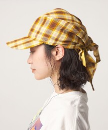 CITEN | ＜CITEN＞チェックスカーフキャップ(キャップ)