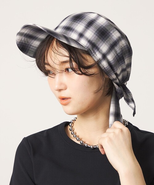 CITEN＞チェックスカーフキャップ（キャップ）｜CITEN（シテン）の