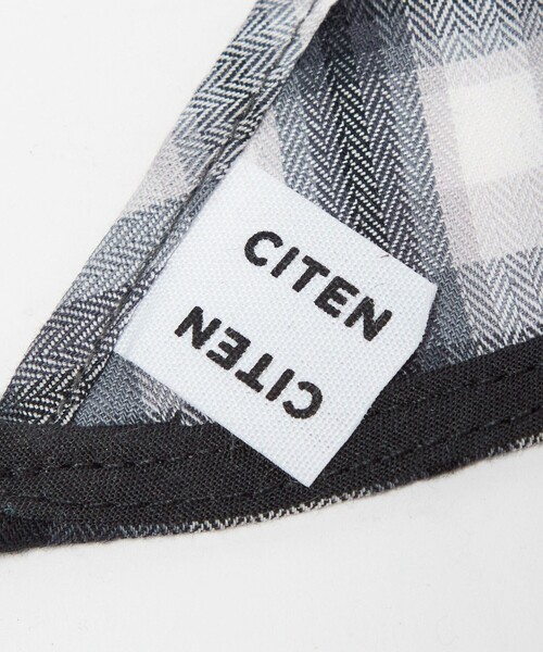 CITEN(シテン)の「<CITEN>チェックスカーフキャップ(キャップ・レディース・ブラック/イエロー/ターコイズブルー系・FREE)」の15枚目の写真