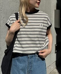 GEVACO | 【GEVACO/ゲバコ】クルーネックフレンチスリーブTEE(Tシャツ/カットソー)