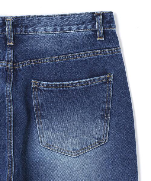 SIS(エスアイエス)の「SIS/エスアイエス/Layered Camo Denim Pants(デニムパンツ・レディース・ブルー/ブラック・M/L)」の7枚目の写真