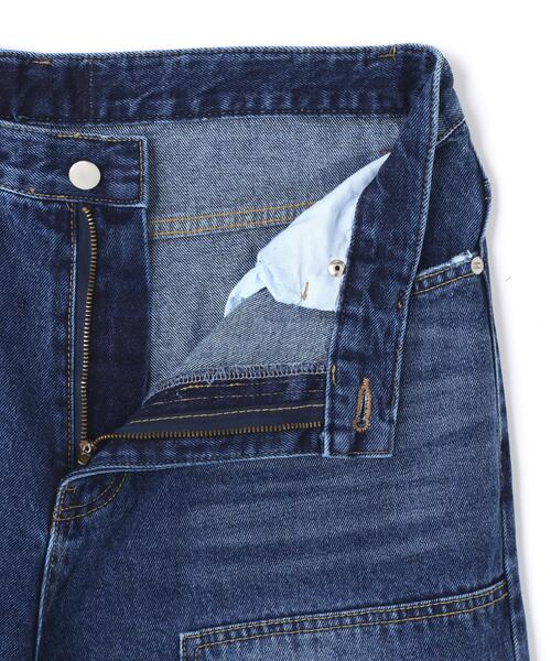 SIS(エスアイエス)の「SIS/エスアイエス/Layered Camo Denim Pants(デニムパンツ・レディース・ブルー/ブラック・M/L)」の6枚目の写真