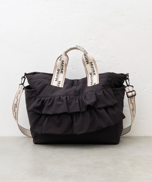 CIAOPANIC TYPY(チャオパニックティピー)の「:【ZOZO限定】【MumME】キャリーオン/マザーズバッグ/マルチウェイフリルデザインBAG(ショルダーバッグ・レディース・イエロー/オフホワイト/ブラック・ONE SIZE)」の13枚目の写真