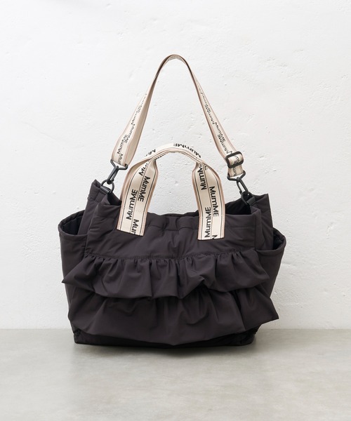 CIAOPANIC TYPY(チャオパニックティピー)の「:【ZOZO限定】【MumME】キャリーオン/マザーズバッグ/マルチウェイフリルデザインBAG(ショルダーバッグ・レディース・イエロー/オフホワイト/ブラック・ONE SIZE)」の16枚目の写真