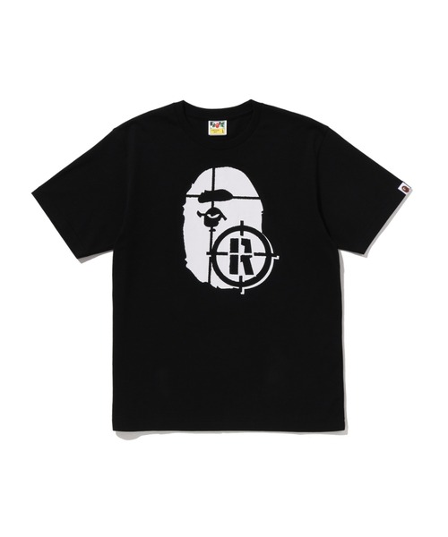 A BATHING APE(アベイシングエイプ)の「HUNTING APE HEAD TEE(Tシャツ/カットソー・メンズ・ホワイト/ブラック・XXX-LARGE/MEDIUM/XX-LARGE/LARGE/SMALL/X-LARGE)」の1枚目の写真