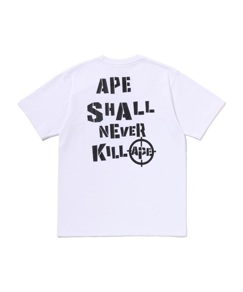 A BATHING APE(アベイシングエイプ)の「HUNTING APE HEAD TEE(Tシャツ/カットソー・メンズ・ホワイト/ブラック・XXX-LARGE/MEDIUM/XX-LARGE/LARGE/SMALL/X-LARGE)」の3枚目の写真